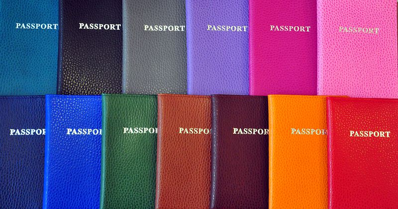 Porta passaporto in pelle Porta passaporto da viaggio con porta