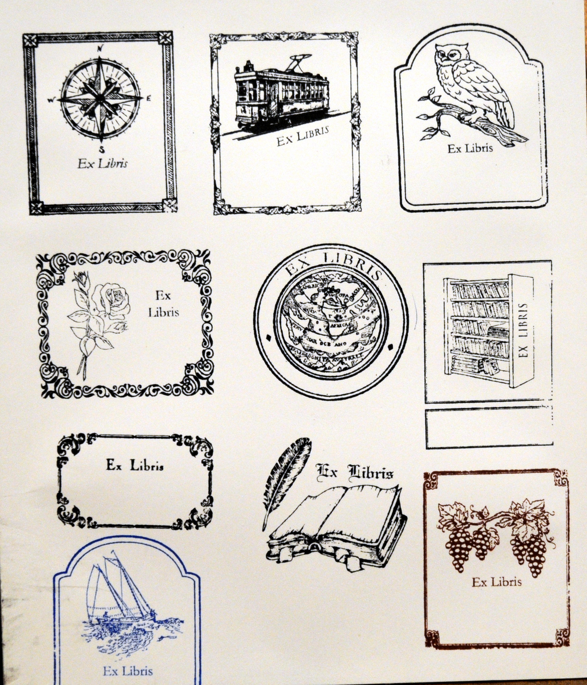 Gift Items :: Ex Libris :: Ex libris rubber stamp